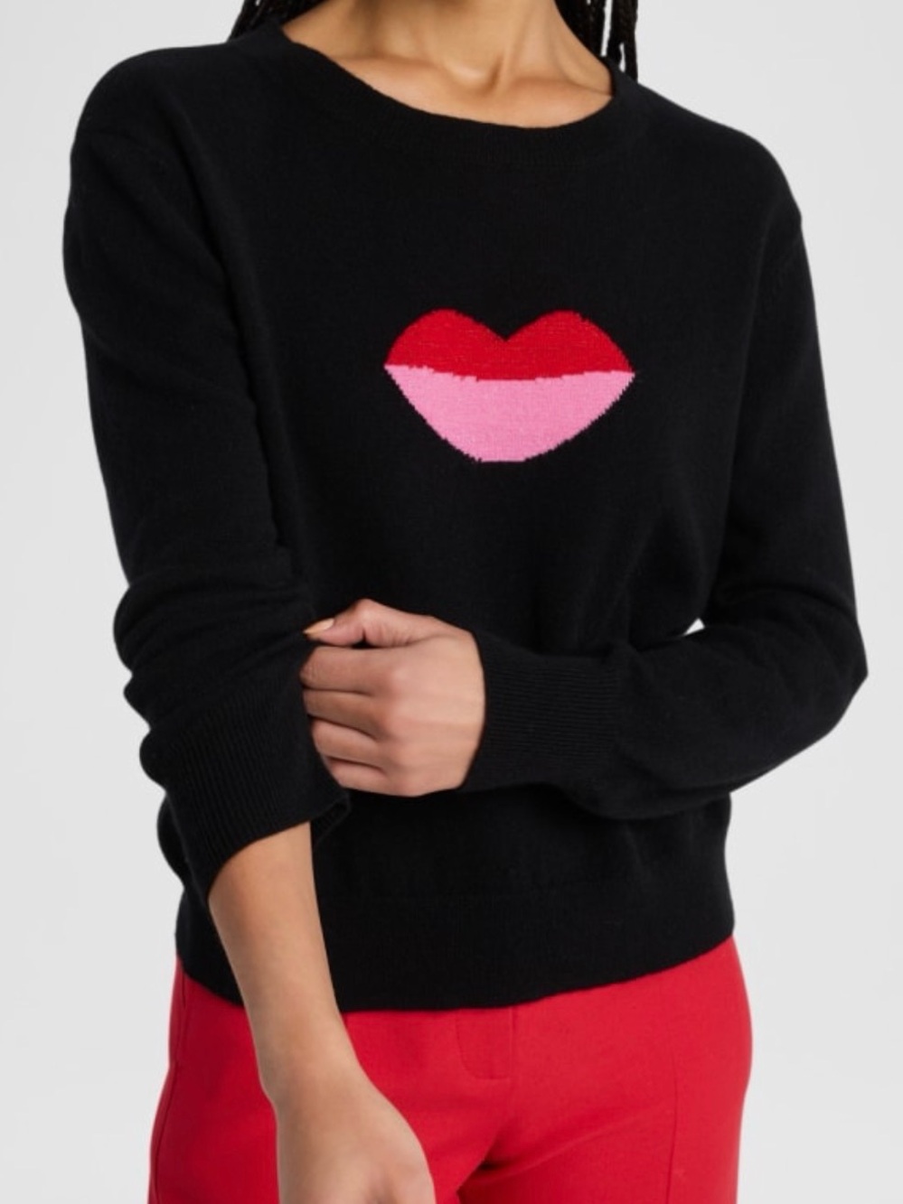 le superbe Hot Lips Crewneck Sweater